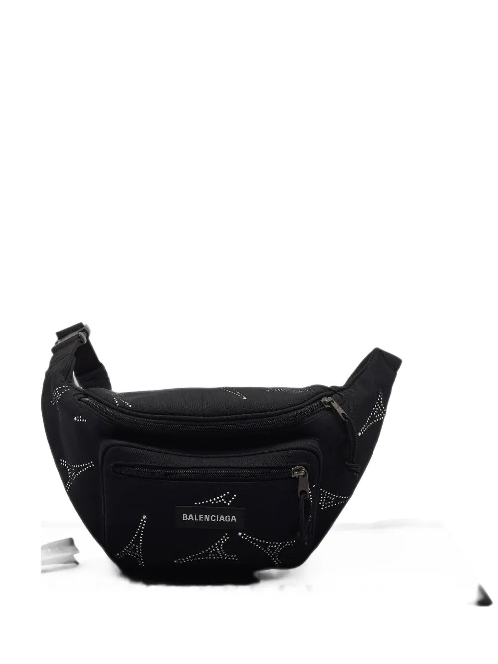 Explorer crystal-embellished belt bag