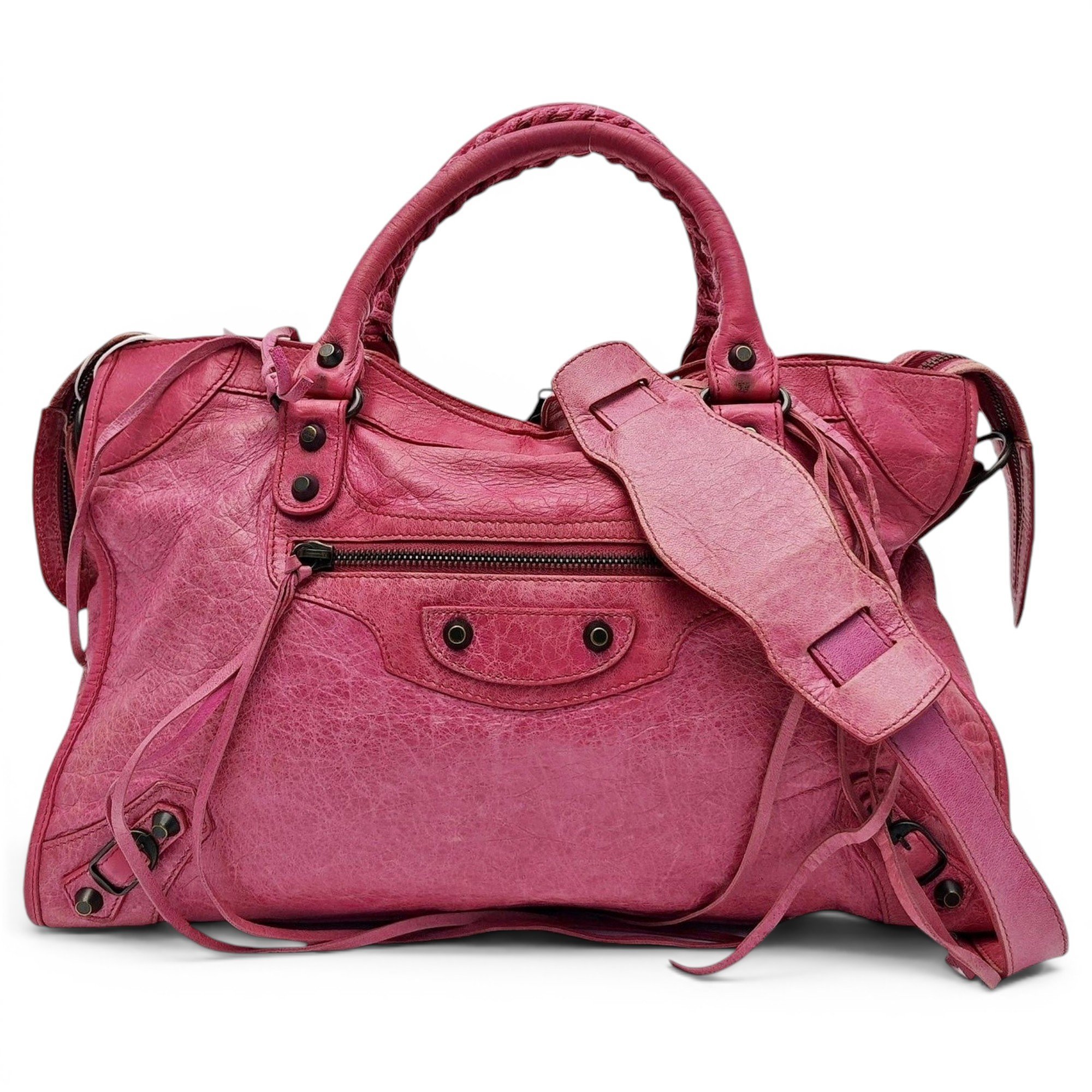 Leather handbag