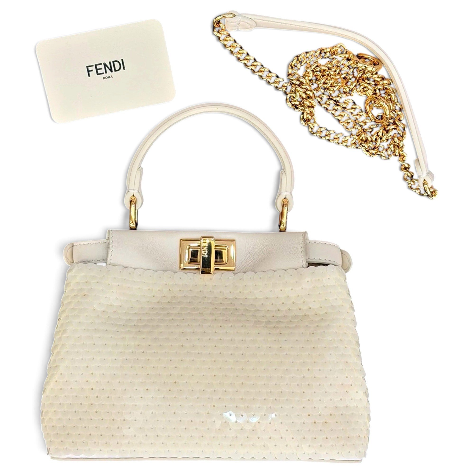 Peekaboo glitter crossbody bag