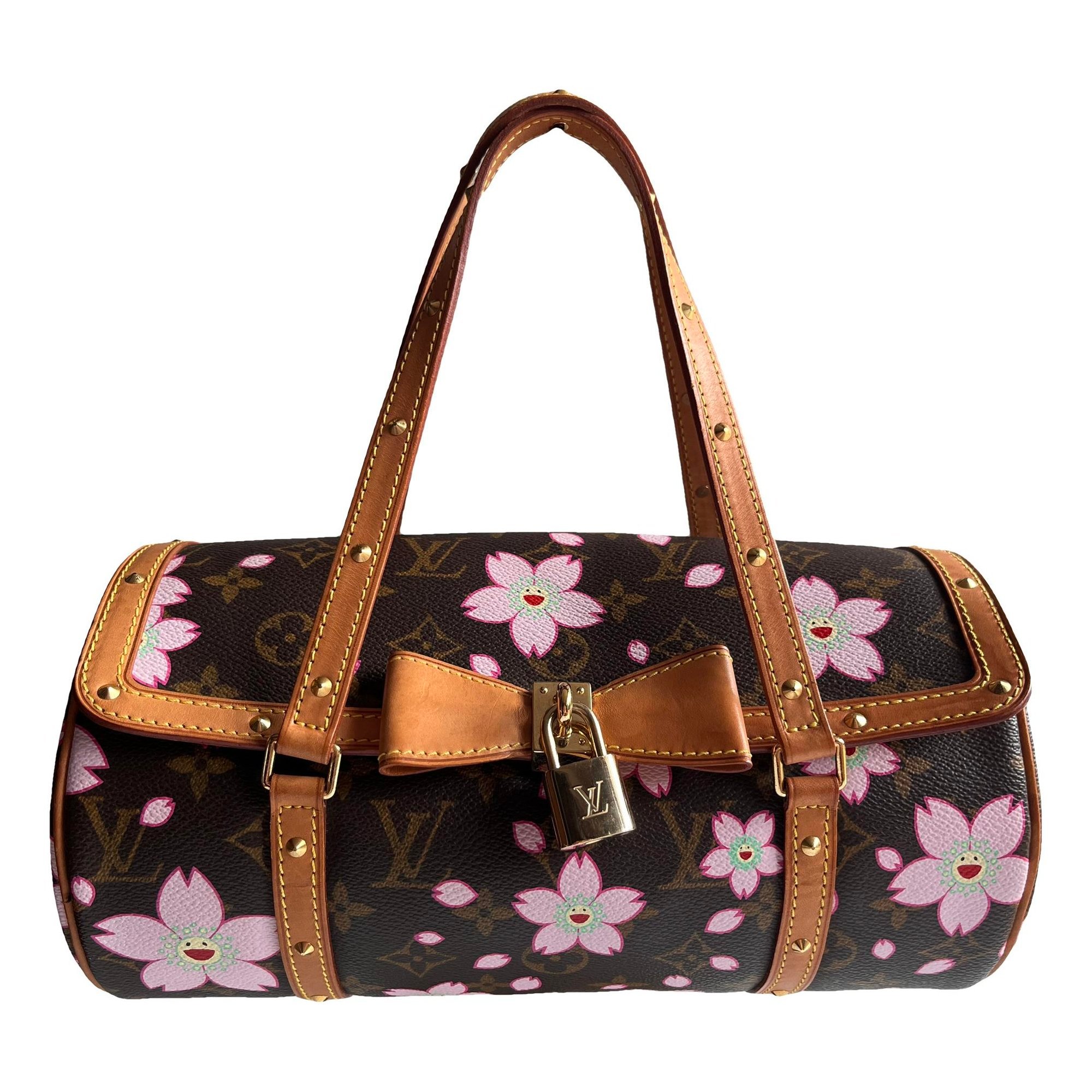 Papillon leather handbag