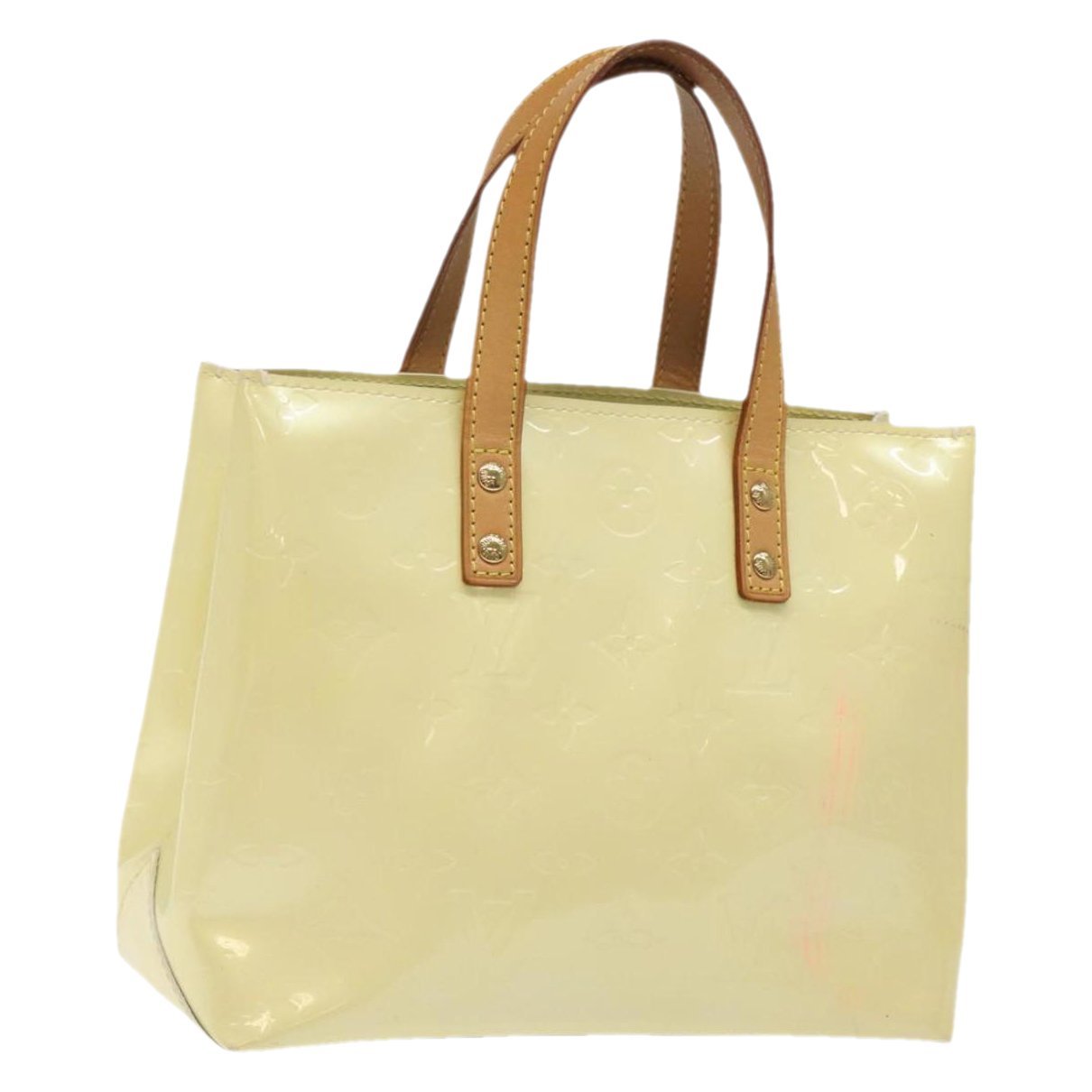 Reade patent leather handbag