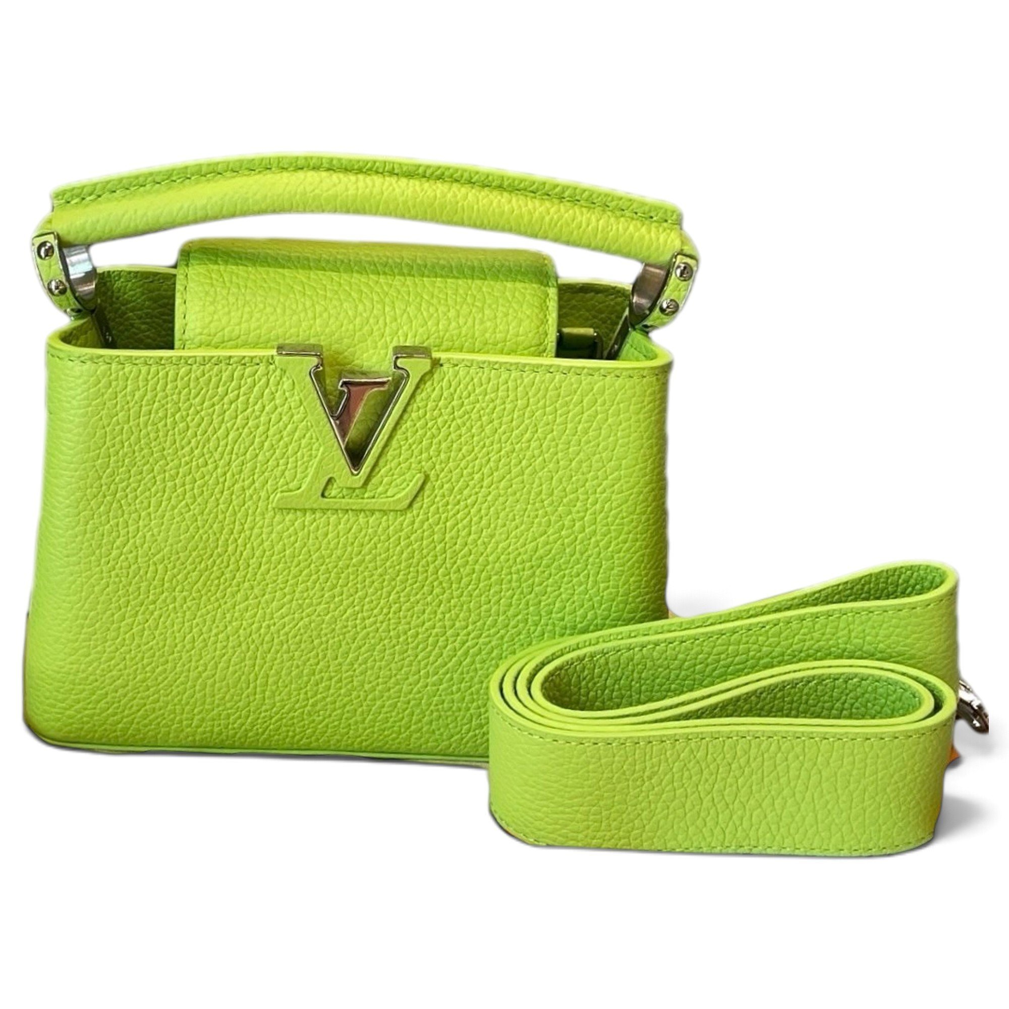 Capucines leather handbag