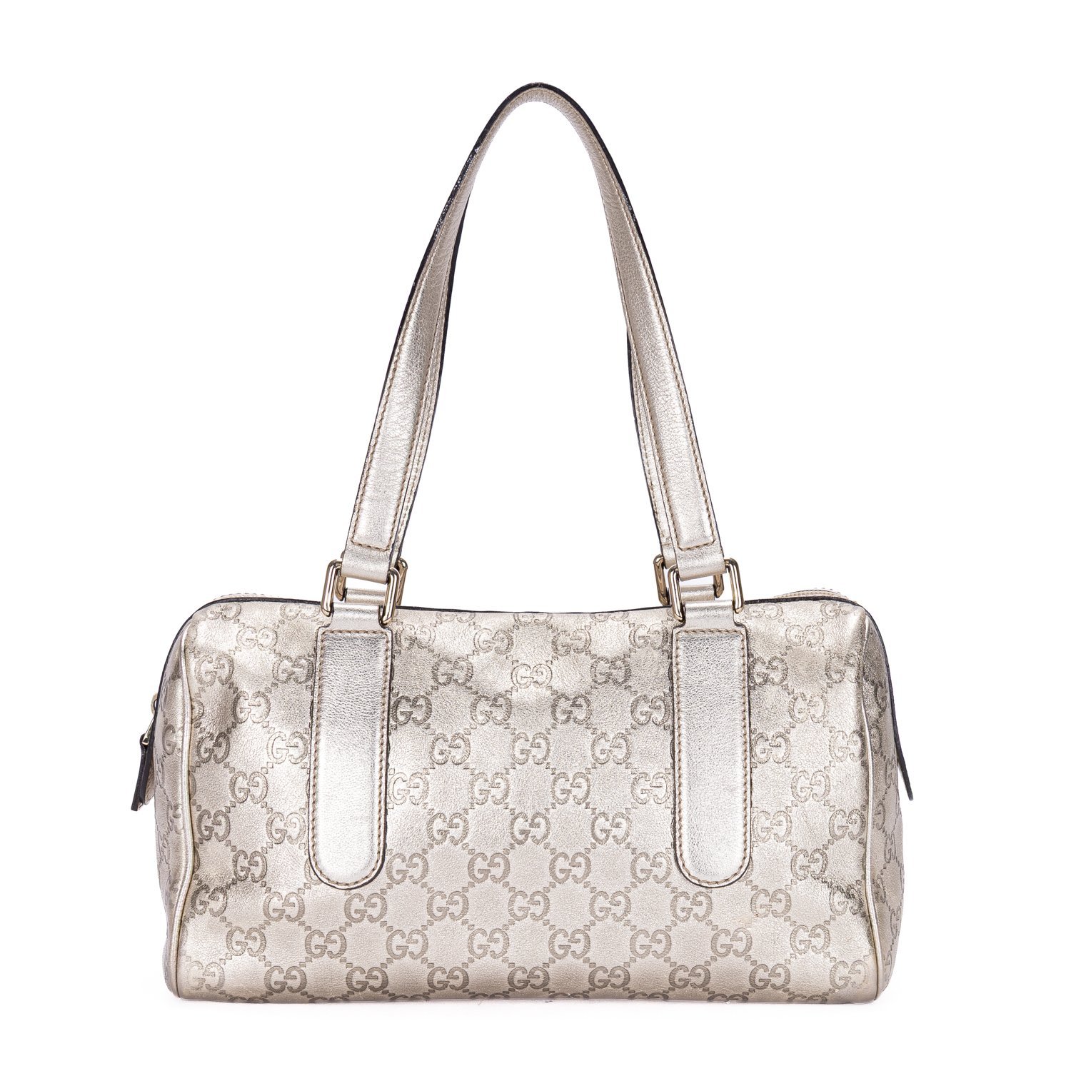 Boston leather handbag