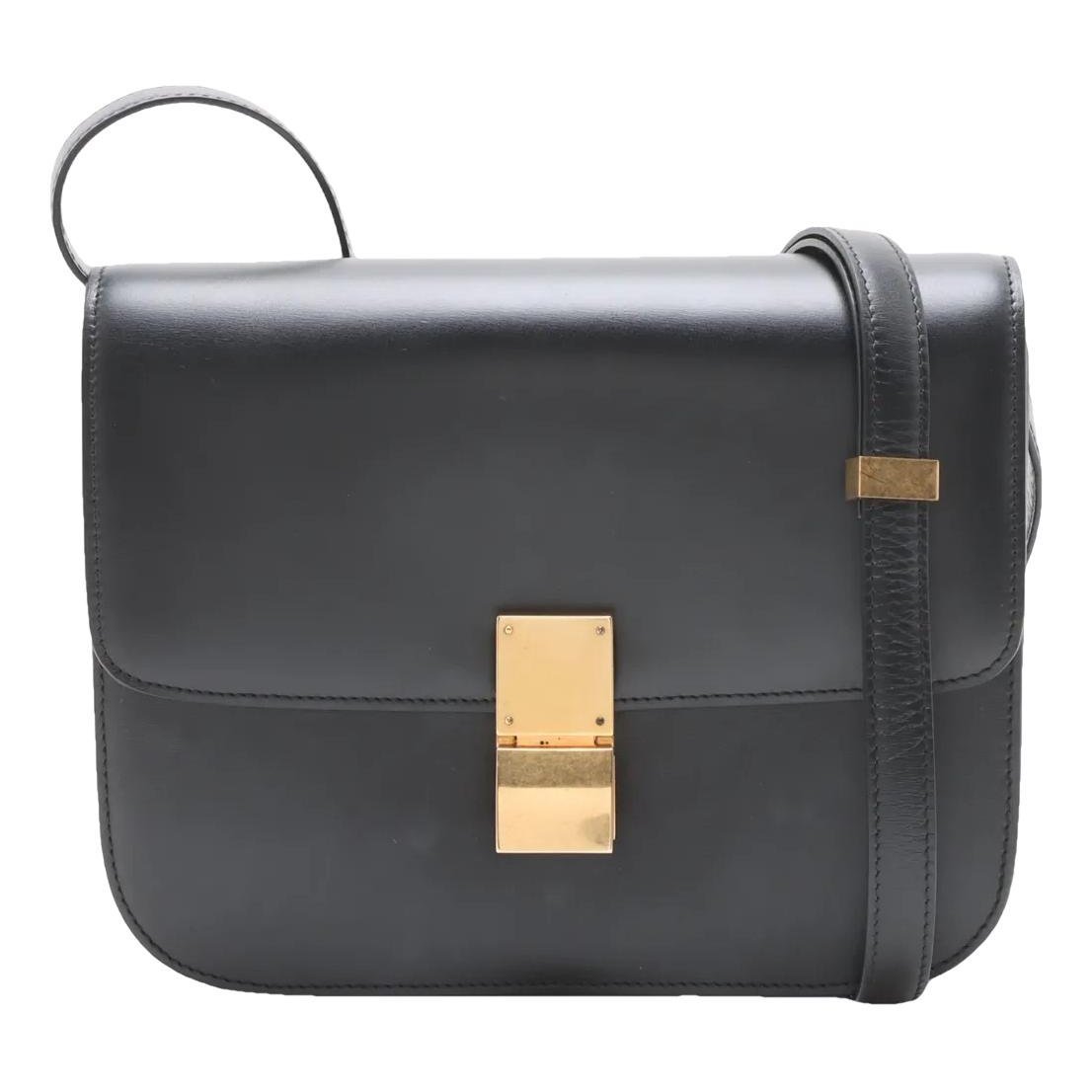 Classic leather crossbody bag