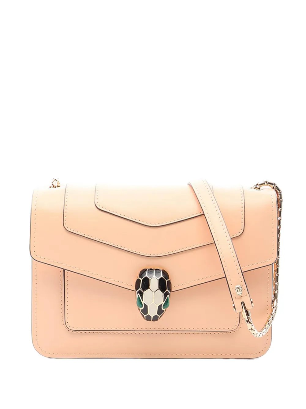 Bvlgari 2018-2026 Leather Serpenti Forever Chain Flap shoulder bag