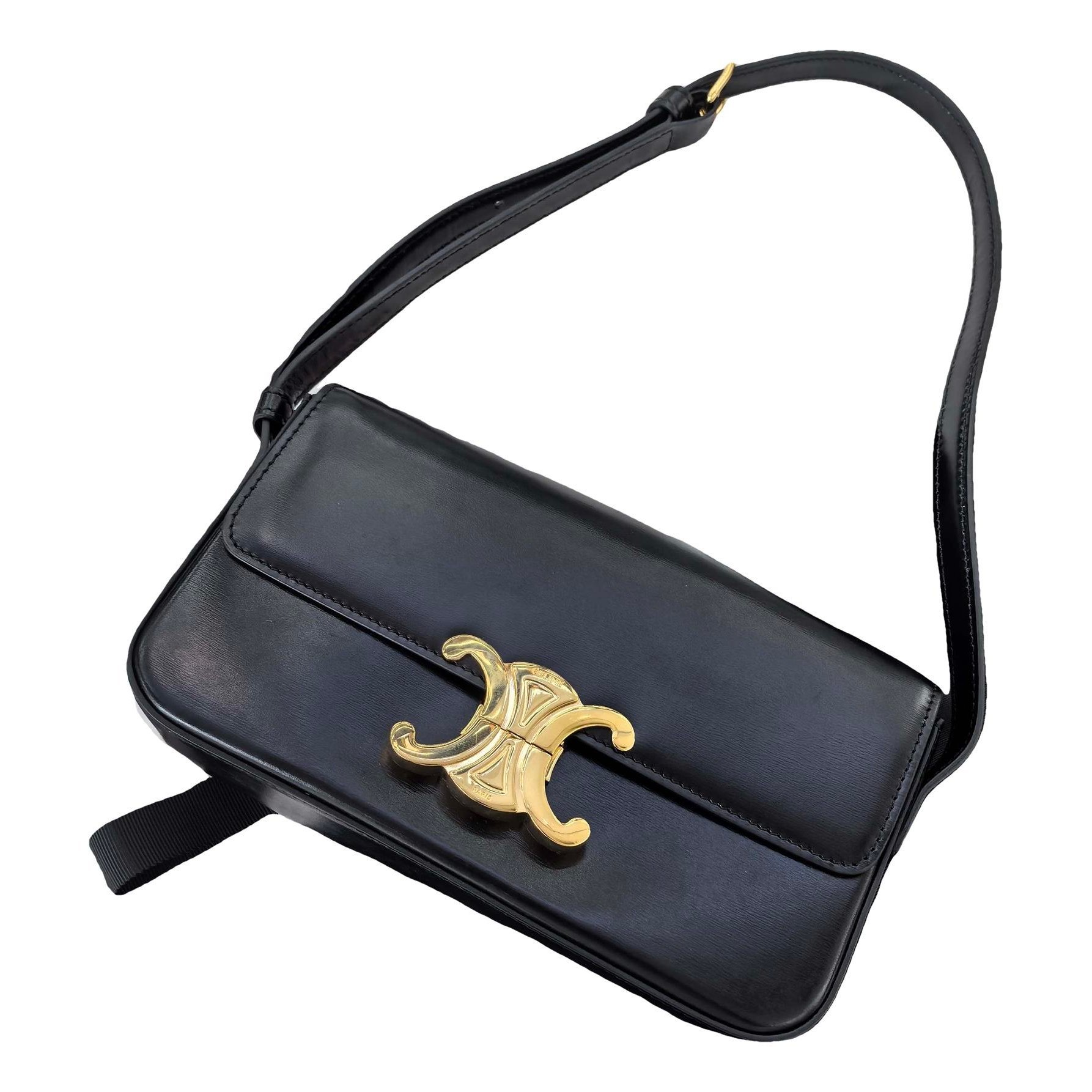 Triomphe leather handbag