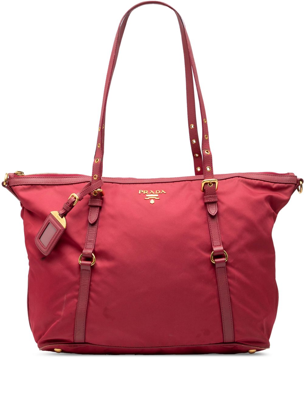 2010-2025 Saffiano Trimmed Tessuto Zip Top Convertible Tote satchel