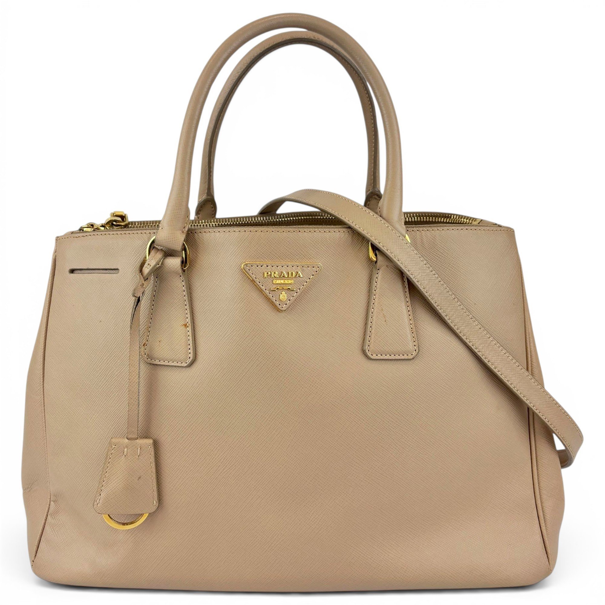 Galleria leather handbag