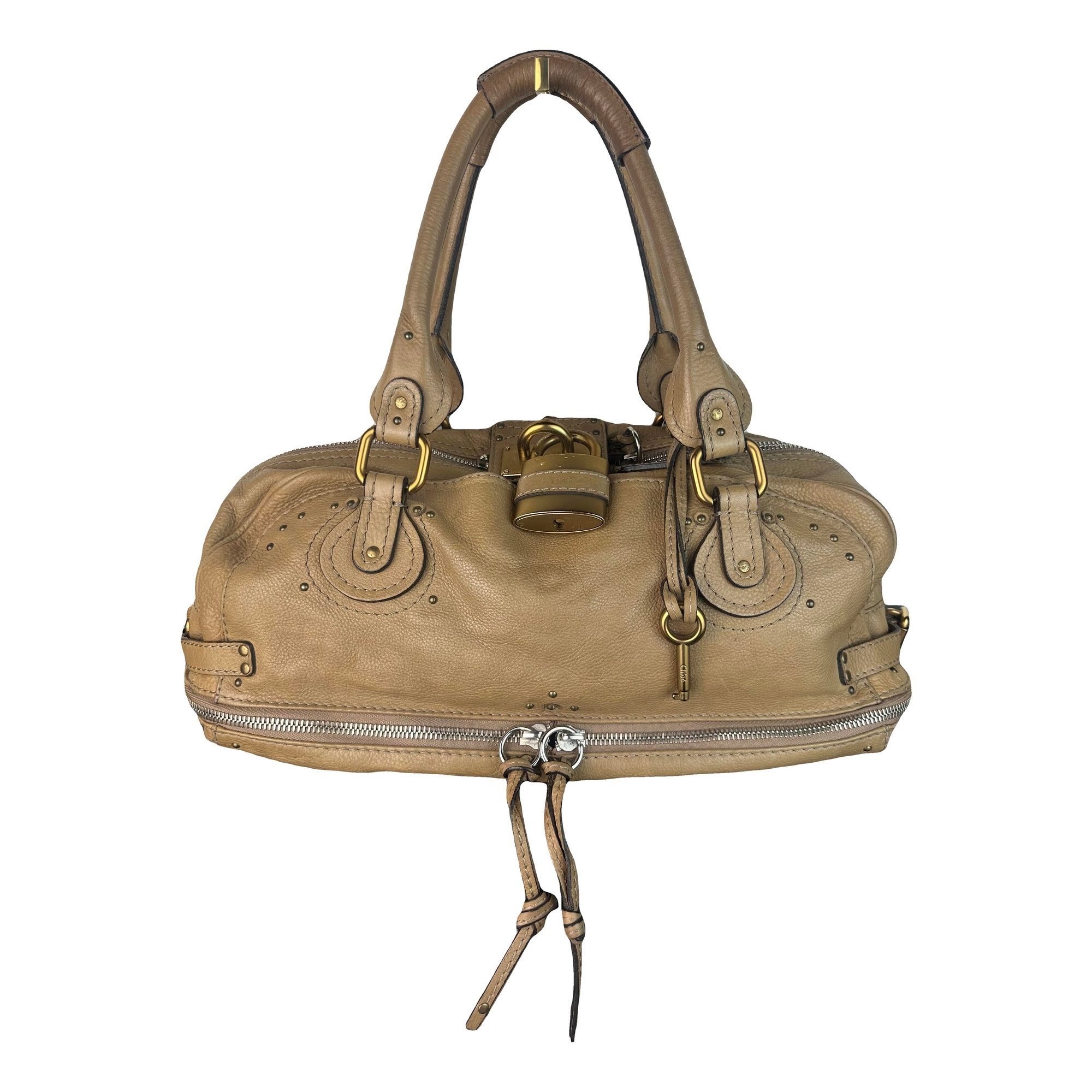 Paddington, Zip leather handbag