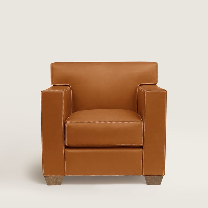Gold Reeditions J.-m. Frank Par Hermès Comfortable Club Armchair