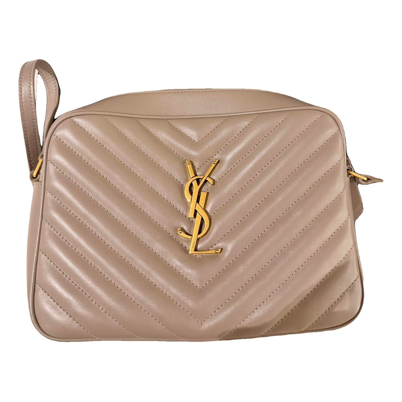 Camera Lou leather crossbody bag
