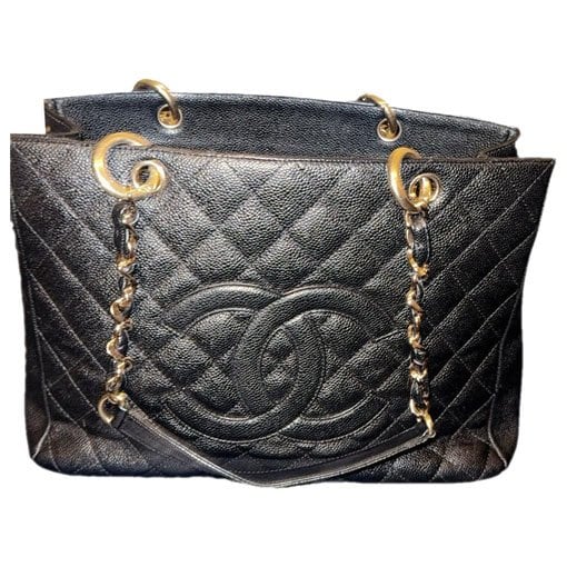 Grand shopping leather tote