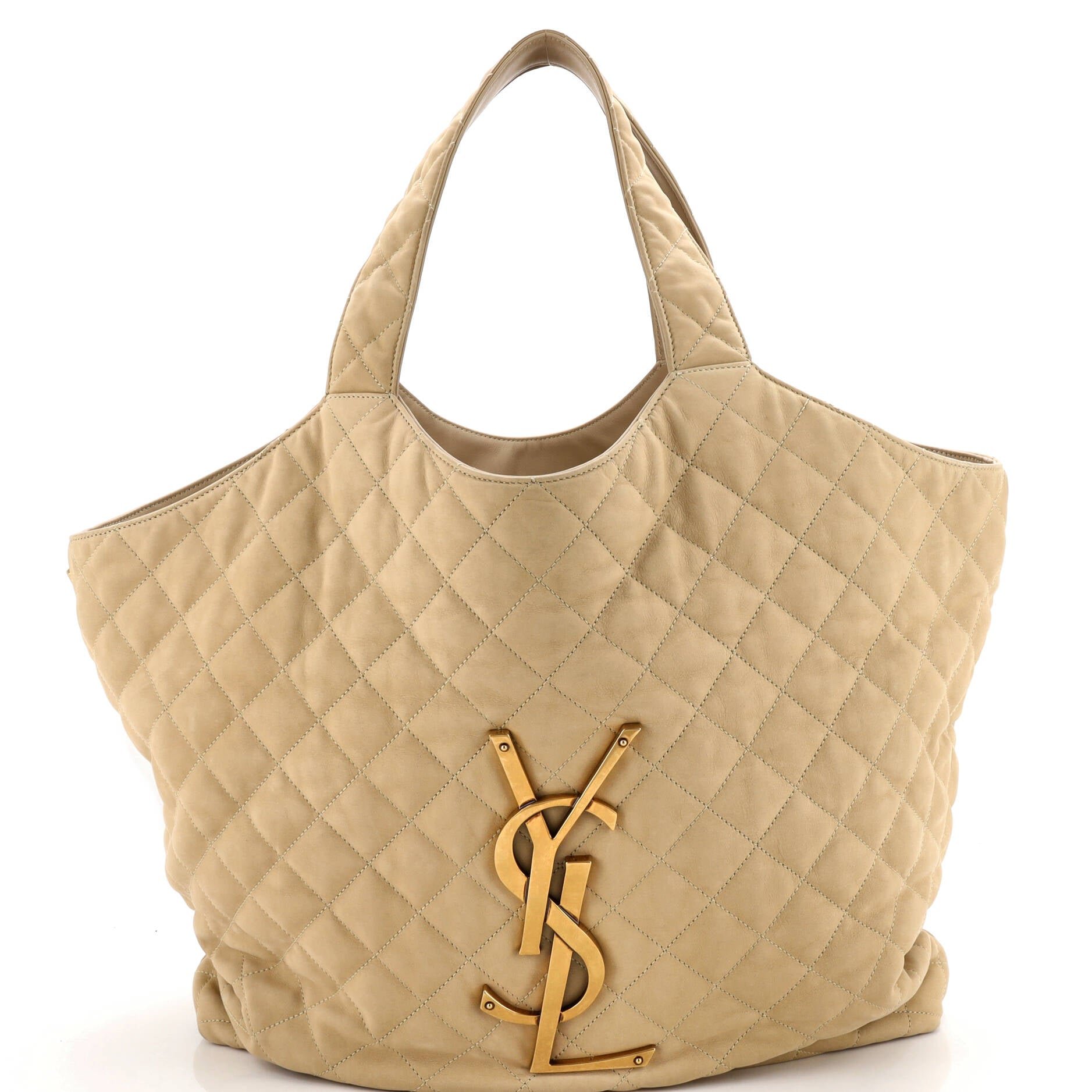 Icare Shopping Tote Quilted Nubuck Maxi