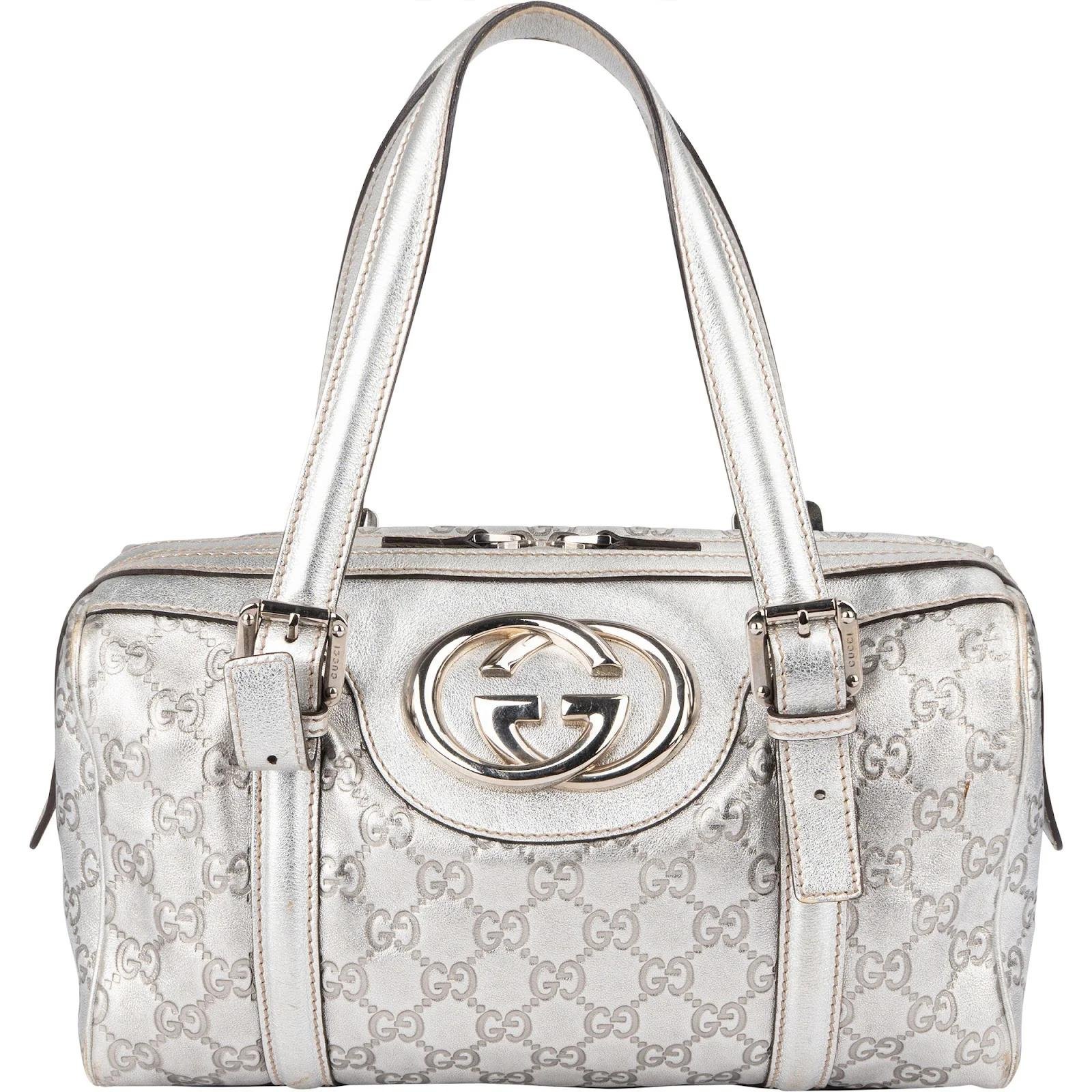 Boston leather handbag
