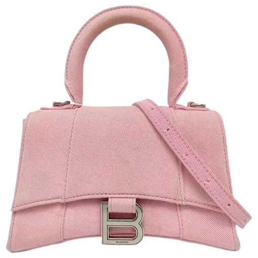 Balenciaga Hourglass cloth handbag