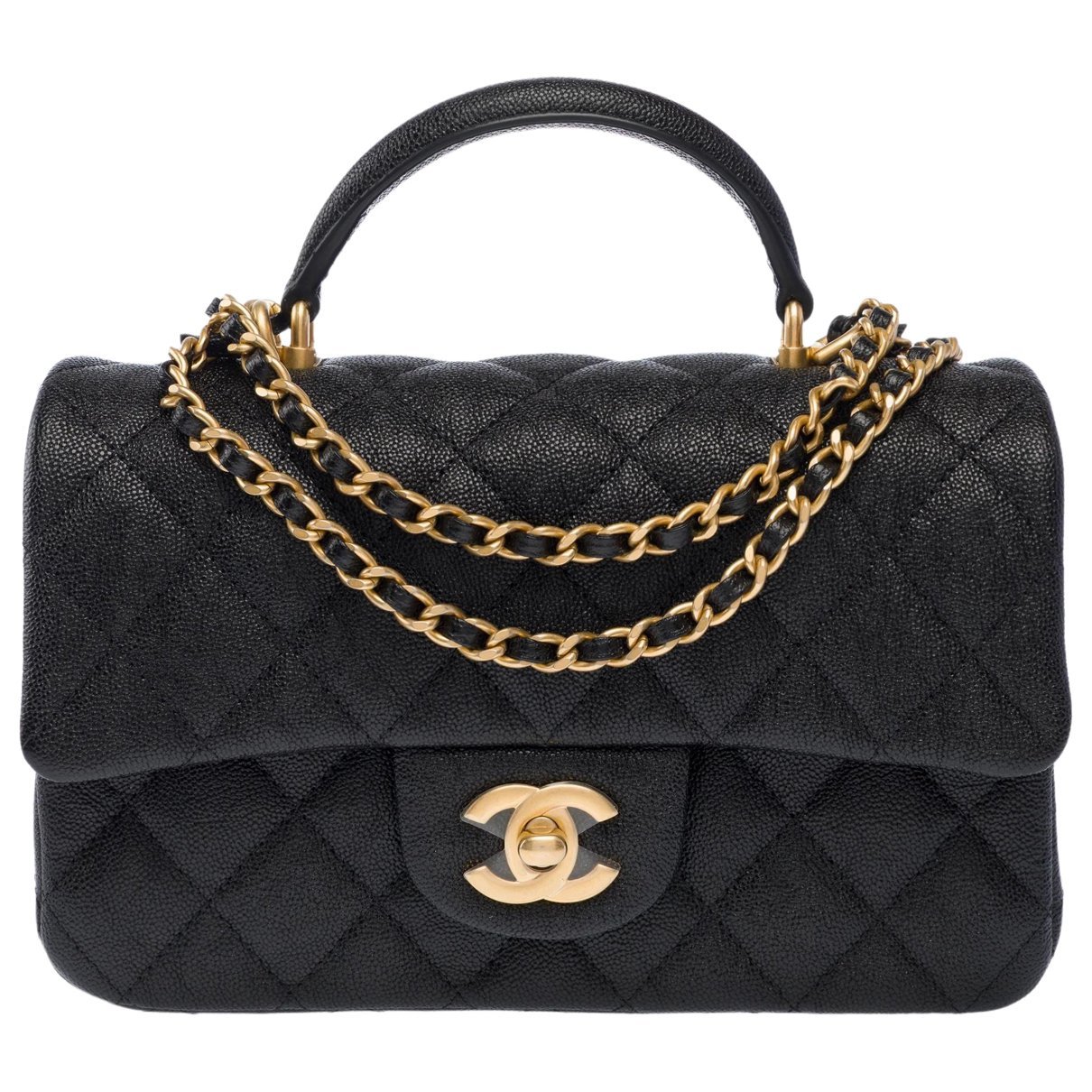 Coco Handle leather handbag