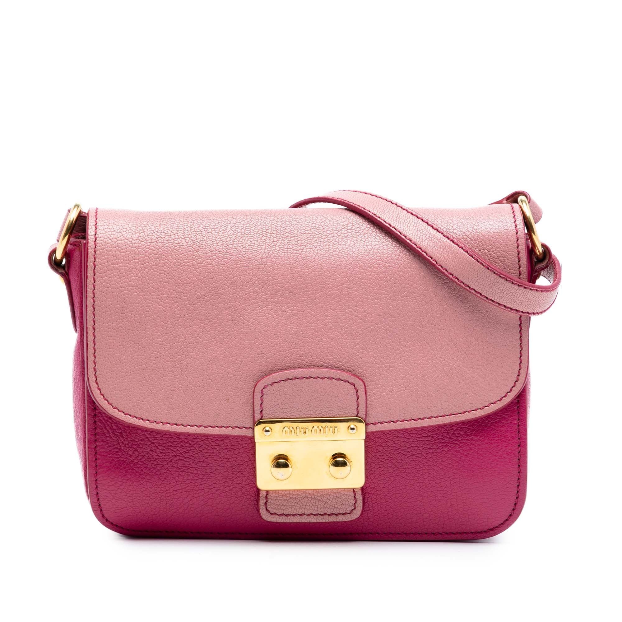 Madras leather handbag