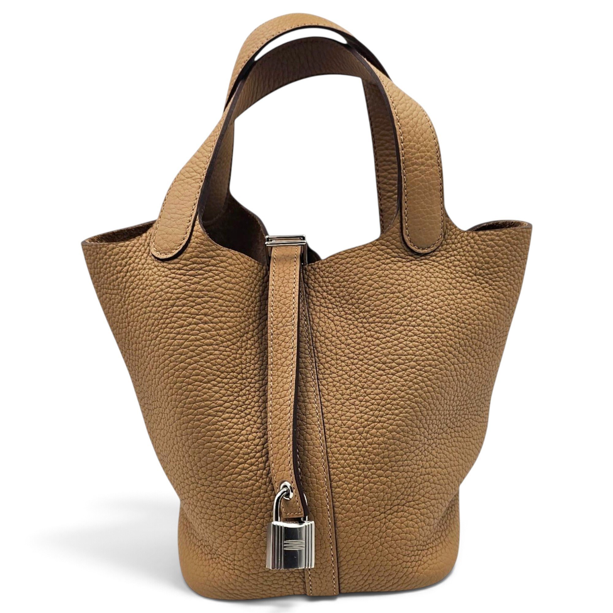 Picotin leather handbag