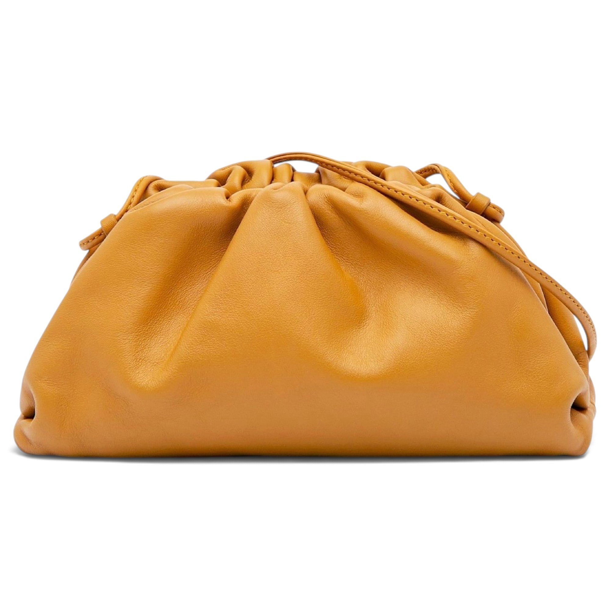 Pouch leather handbag