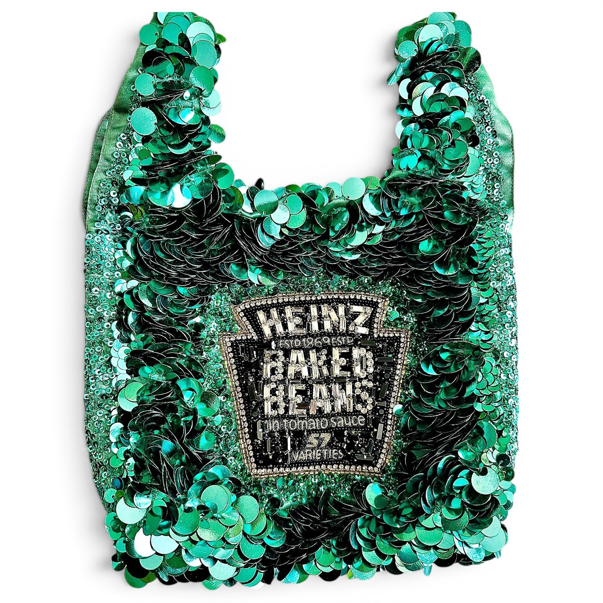 Glitter clutch bag