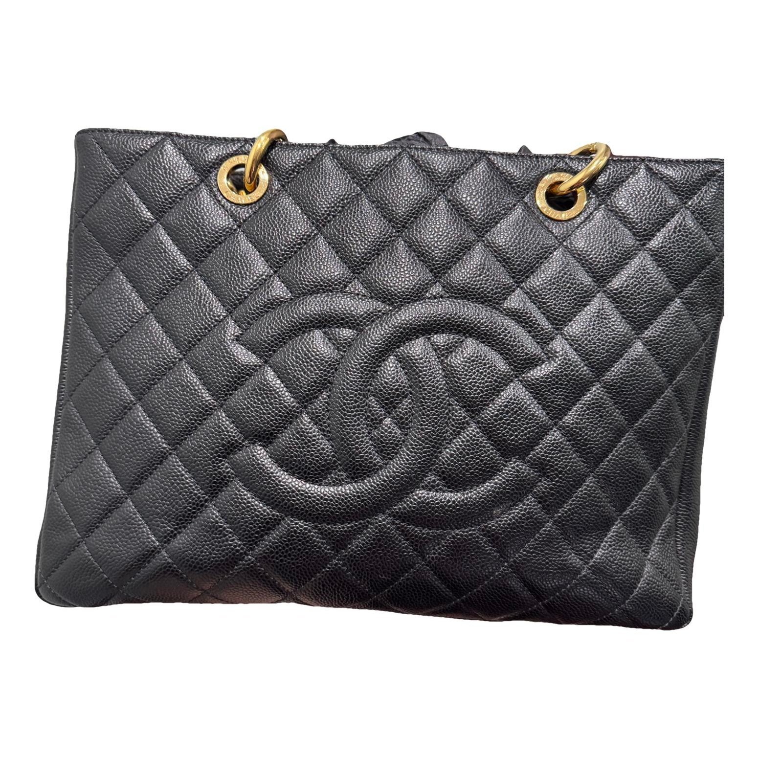 Grand shopping leather tote