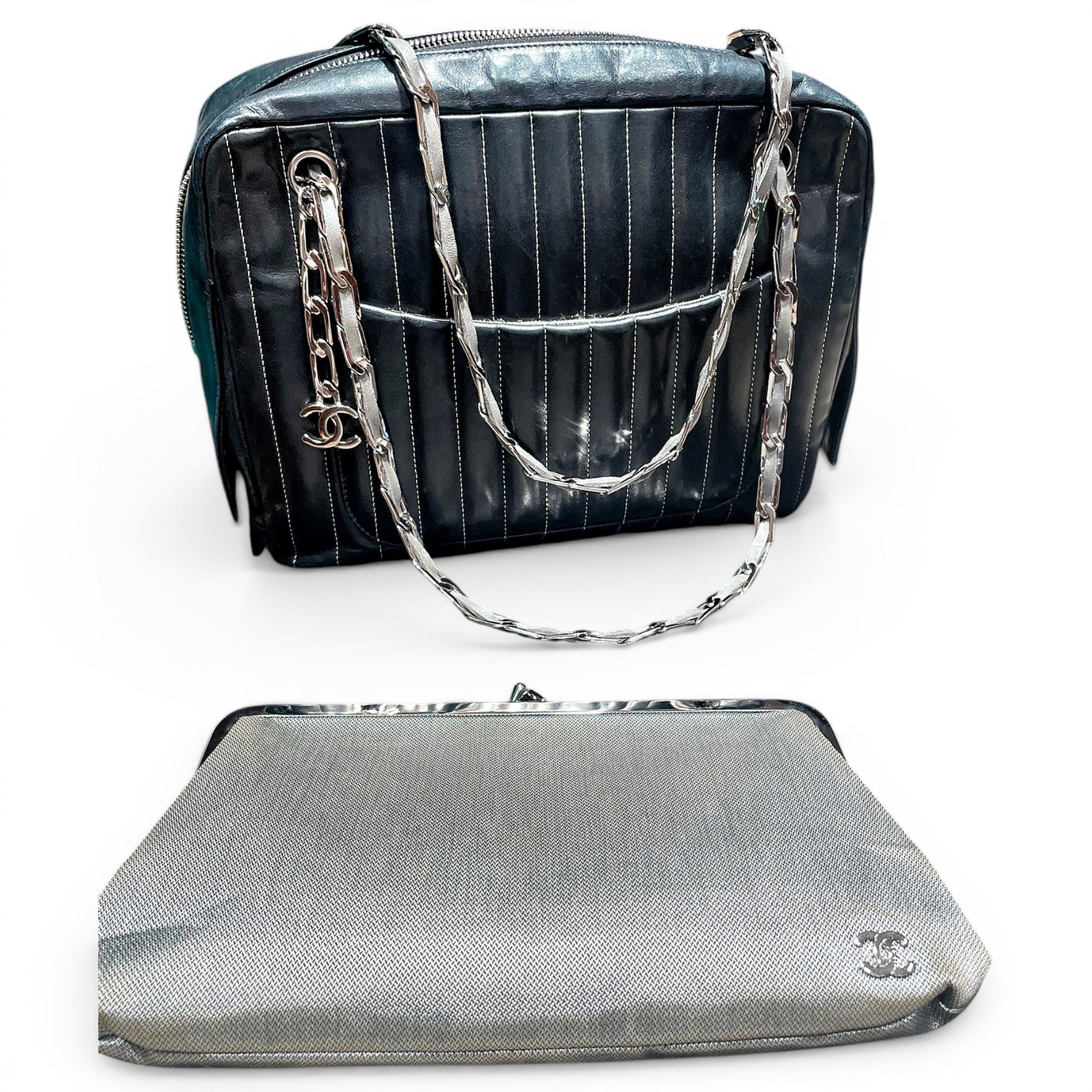 Mademoiselle leather handbag