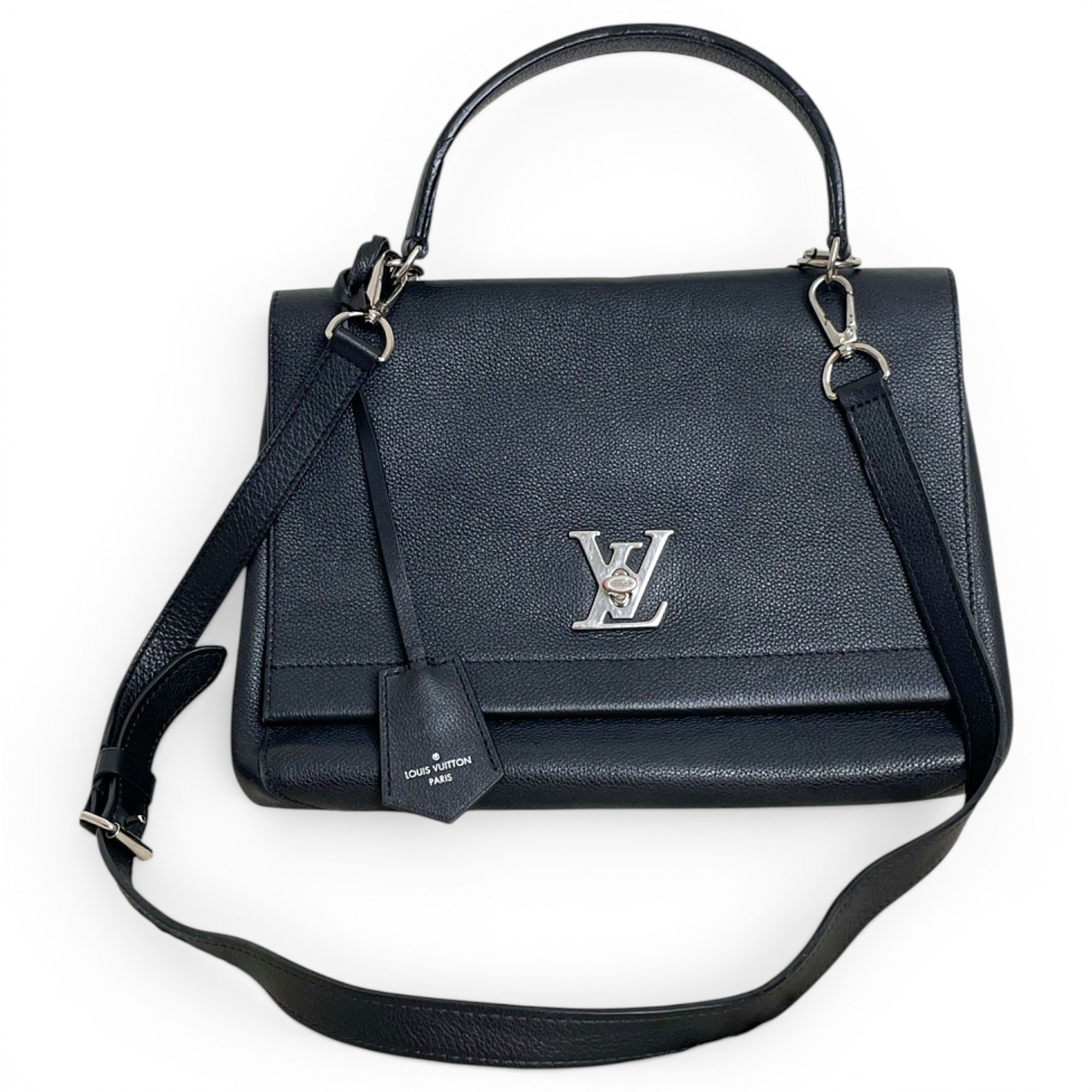 Lockme leather crossbody bag