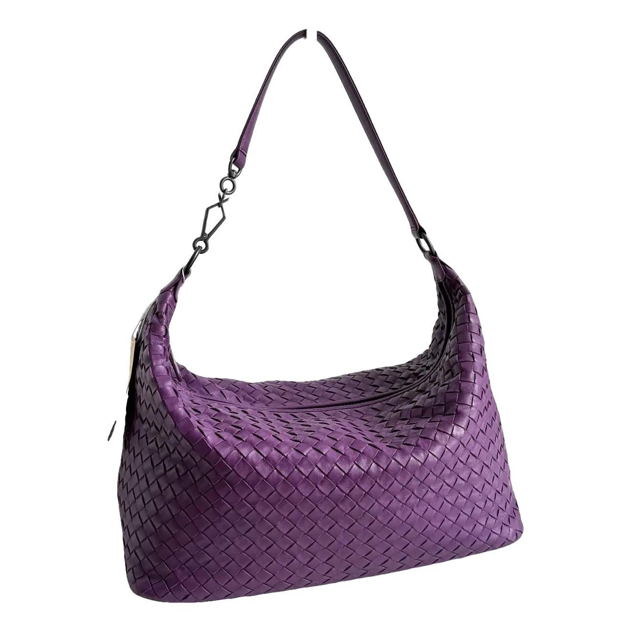 Parachute leather handbag