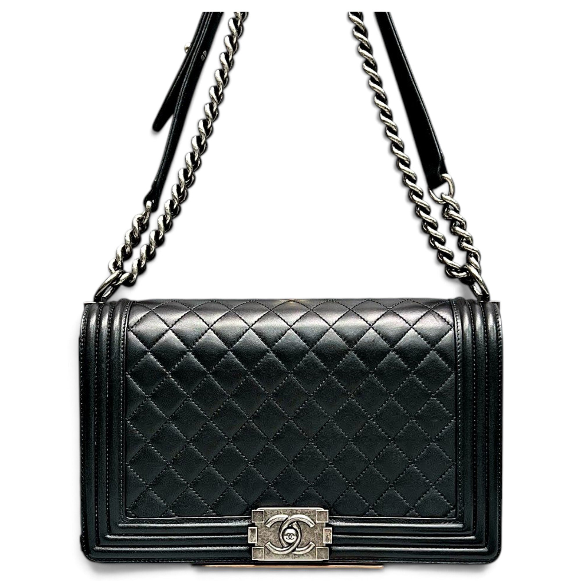 Boy leather crossbody bag