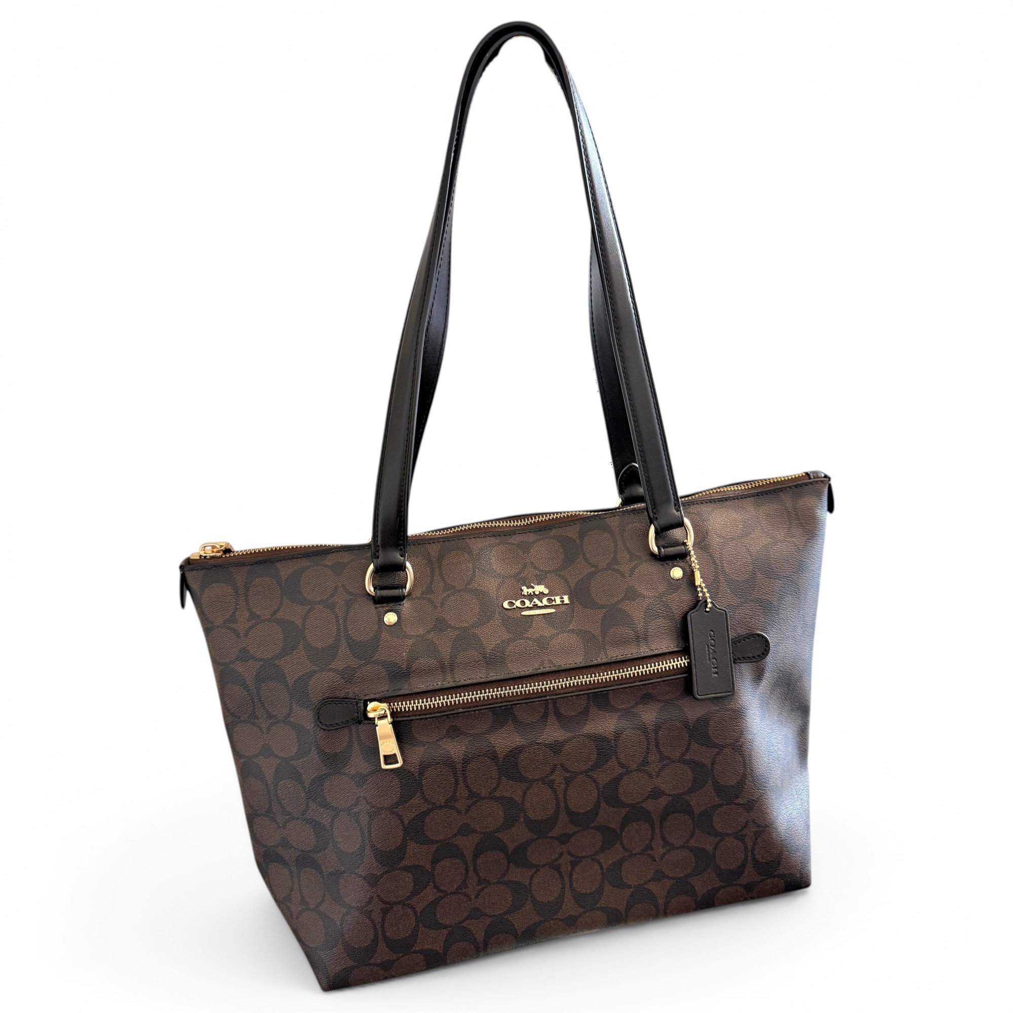 Leather tote
