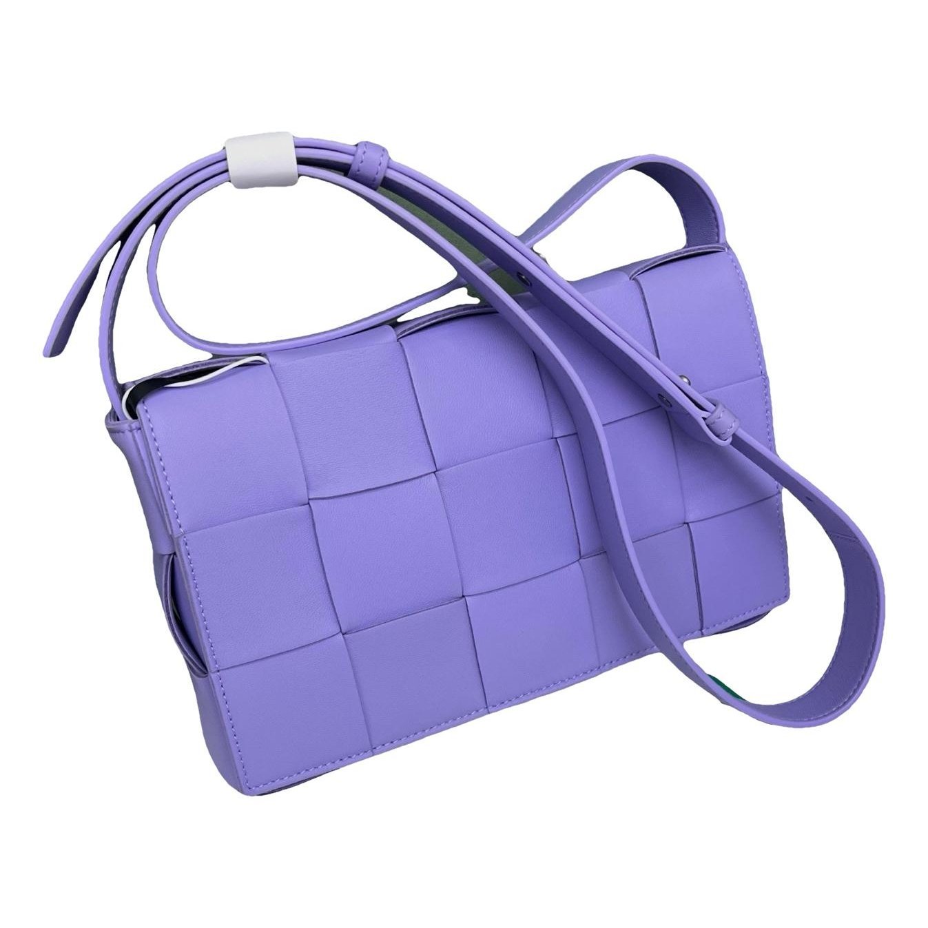 Cassette leather handbag