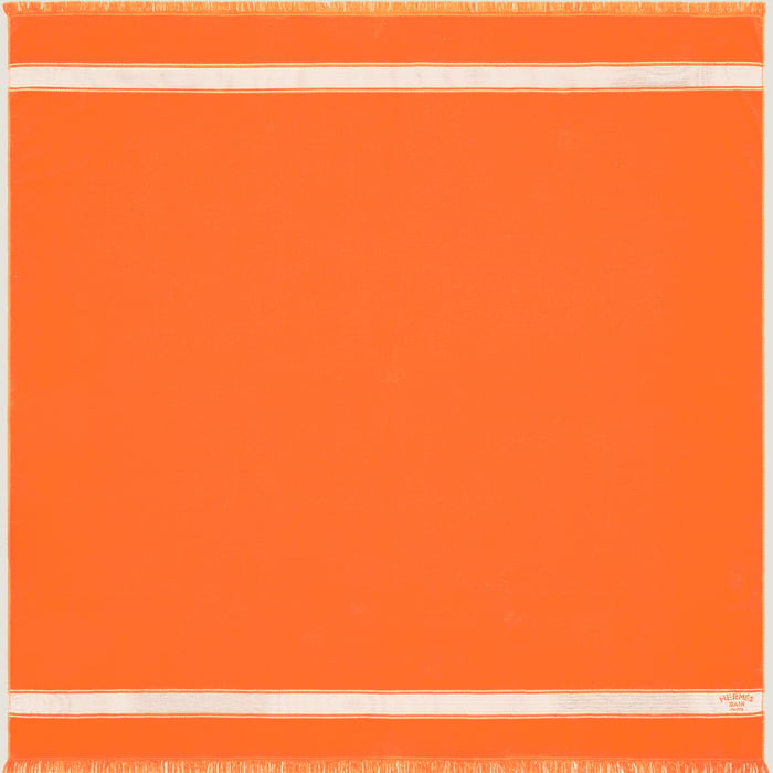 Orange Kumquat Yachting Beach Towel, Large Model