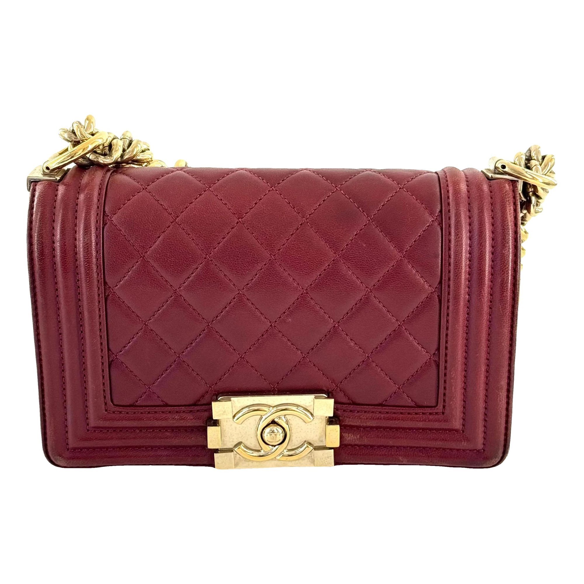 Boy leather crossbody bag
