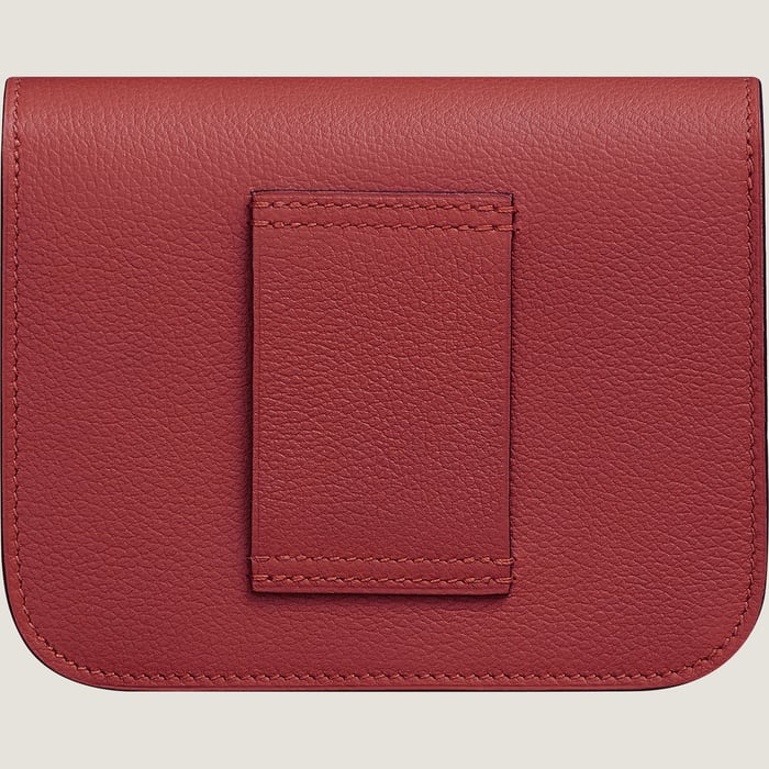 Rouge Grenat Constance Slim Wallet