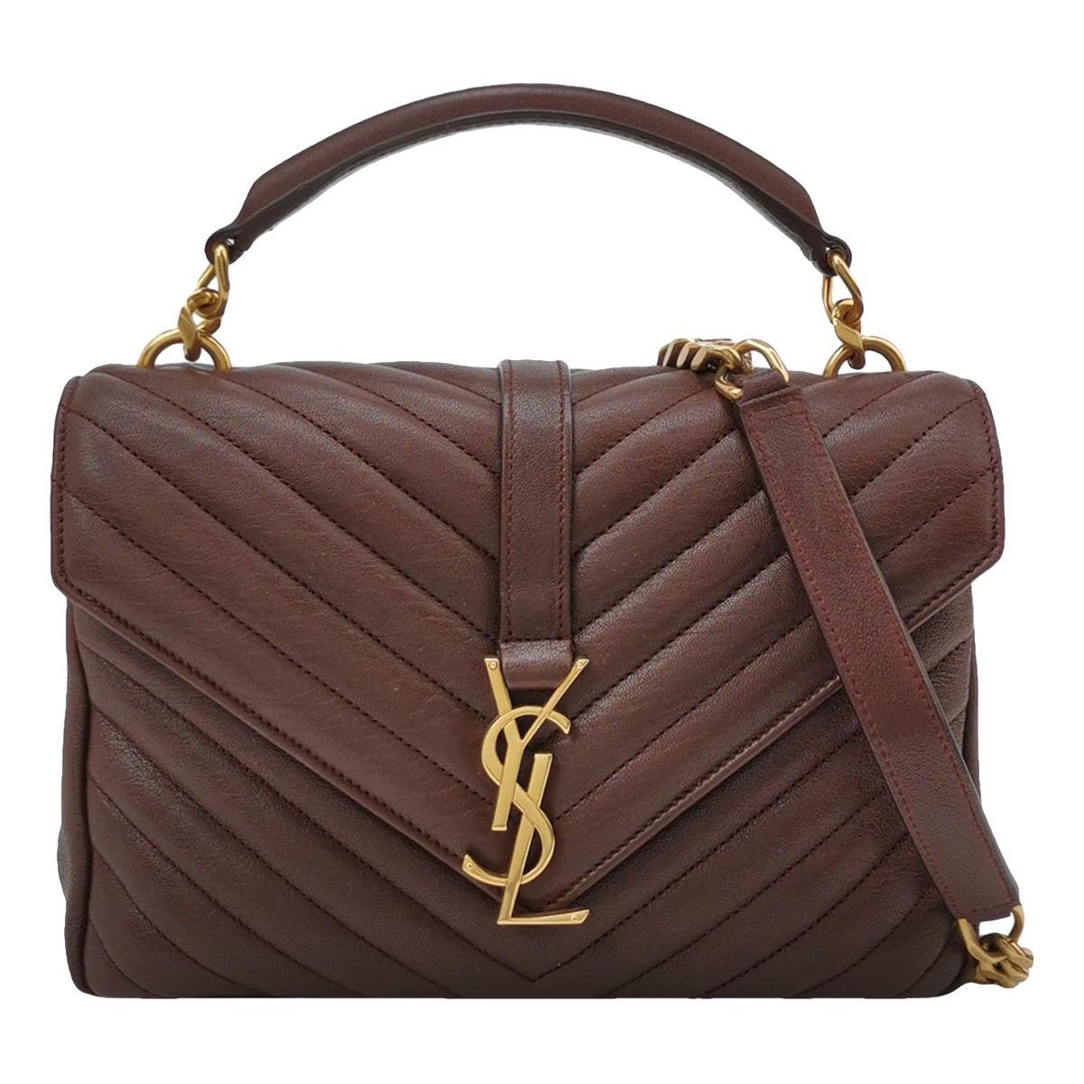 Collége monogramme leather handbag