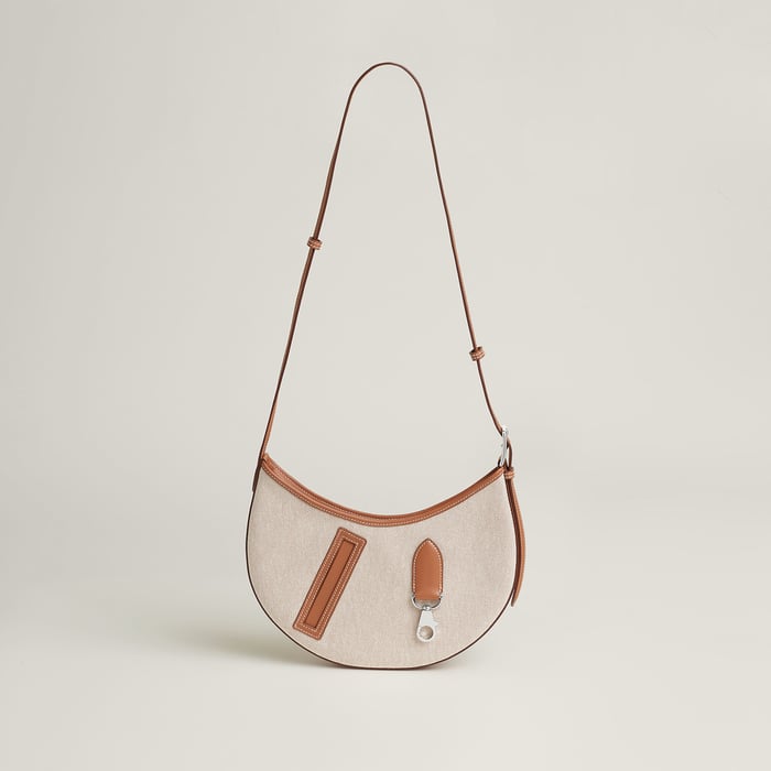 P'tit Arcon Toile & Cuir Bag