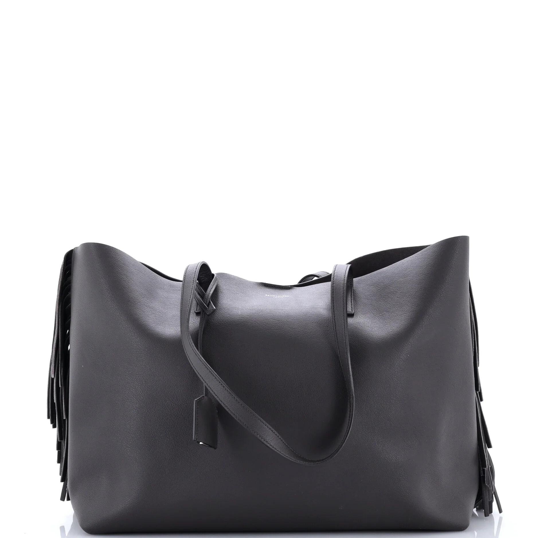 Leather tote