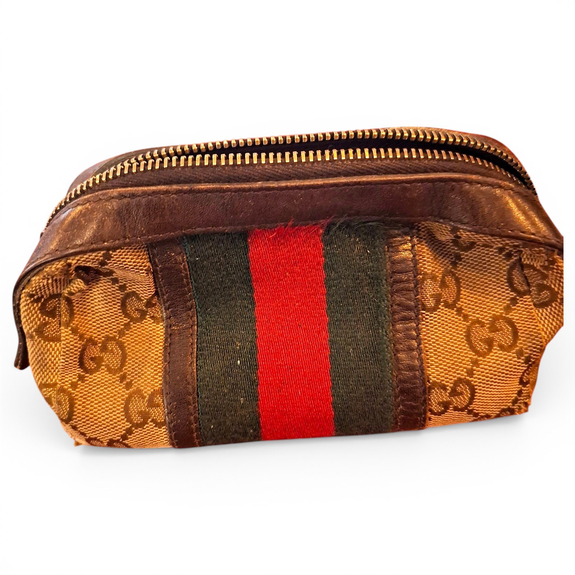 Ophidia leather clutch bag