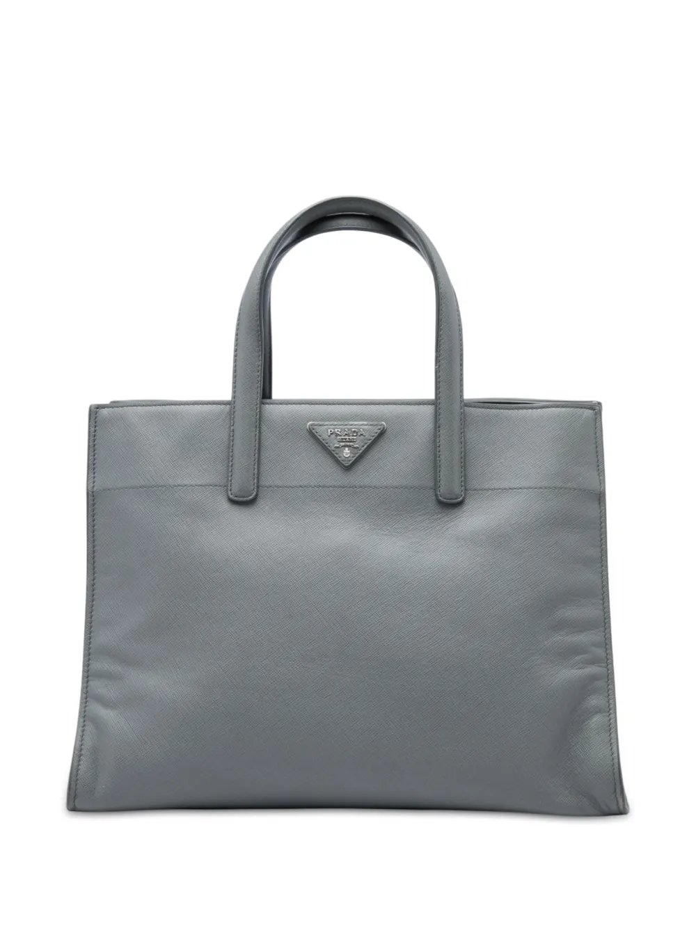 2010-2026 Saffiano Soft Triple Pocket Tote satchel
