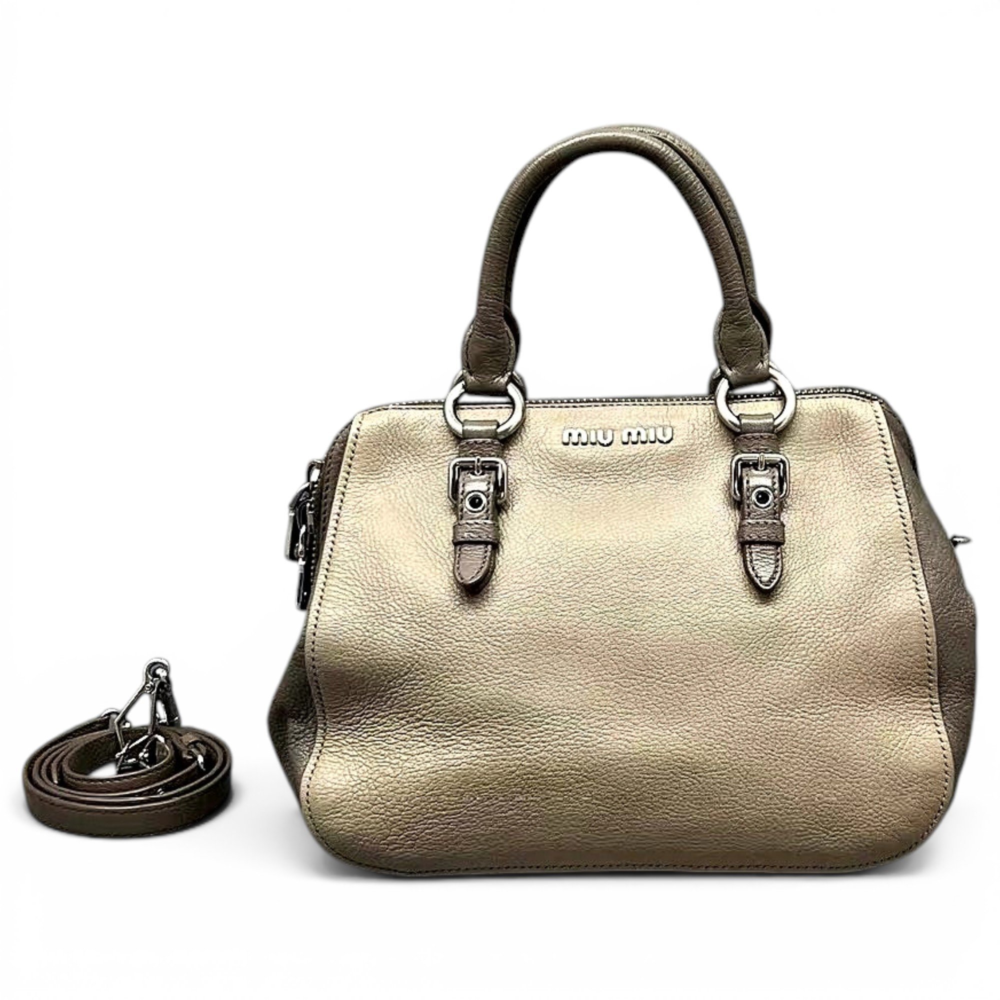 Leather handbag
