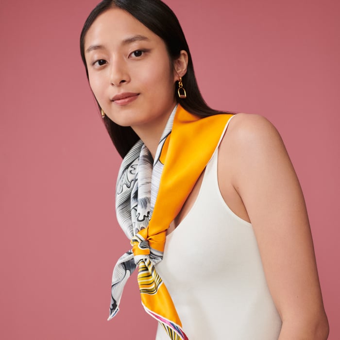 Cheval Sirene Double Face Scarf 90