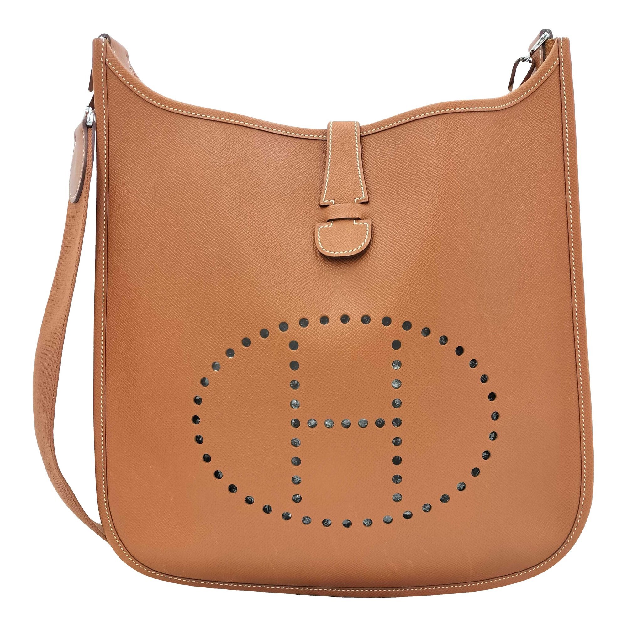 Evelyne leather handbag