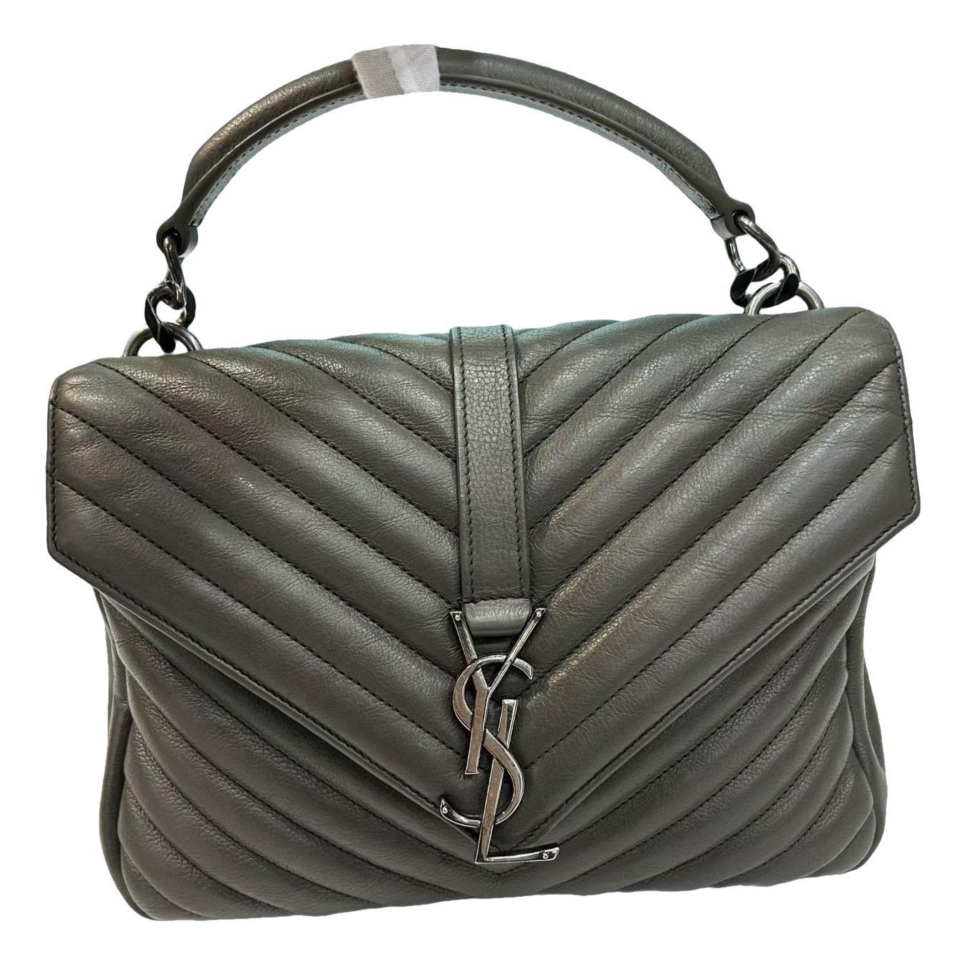 Collége monogramme leather handbag