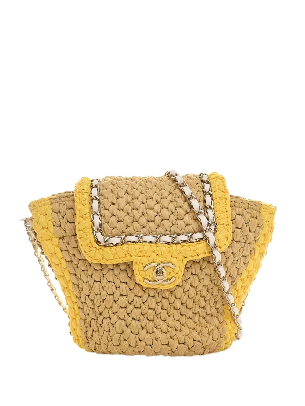 2021-2026 Raffia Venice Beach Basket Flap crossbody bag