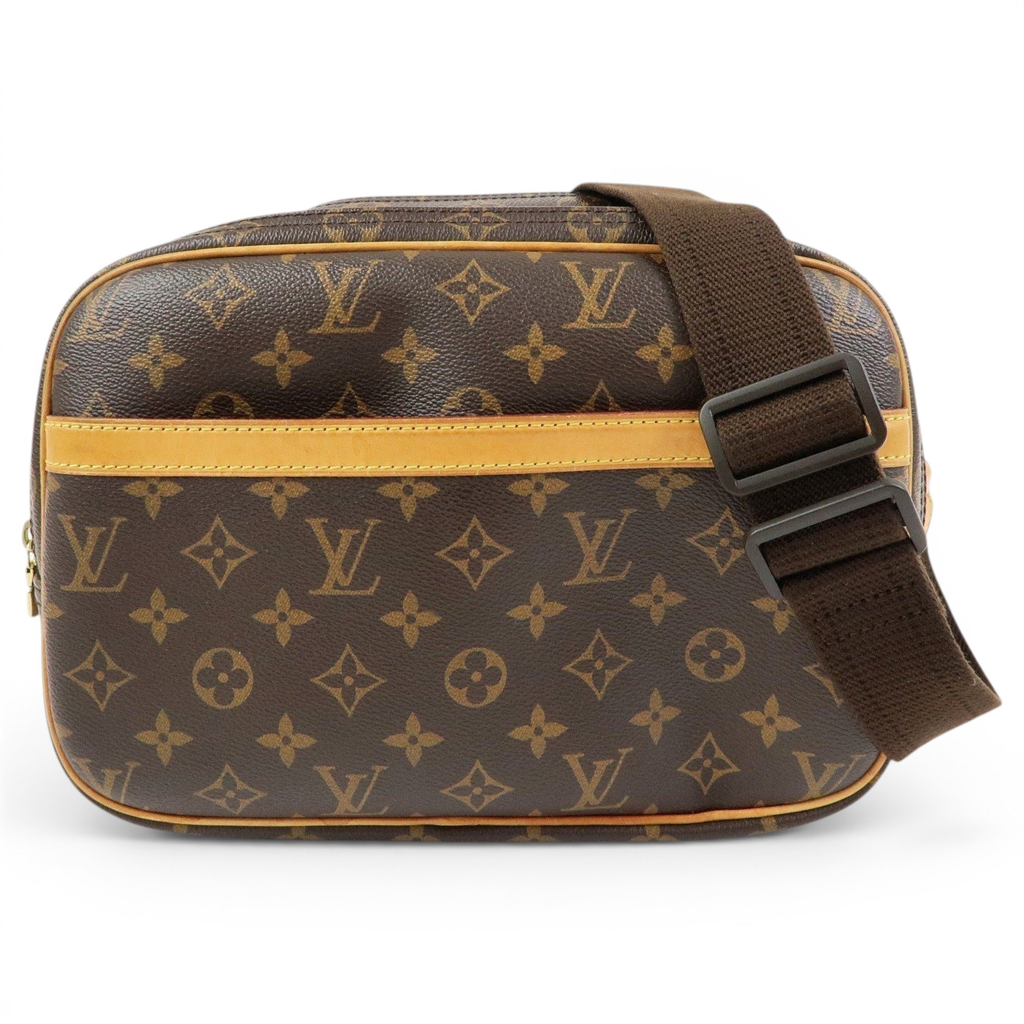 Reporter leather crossbody bag