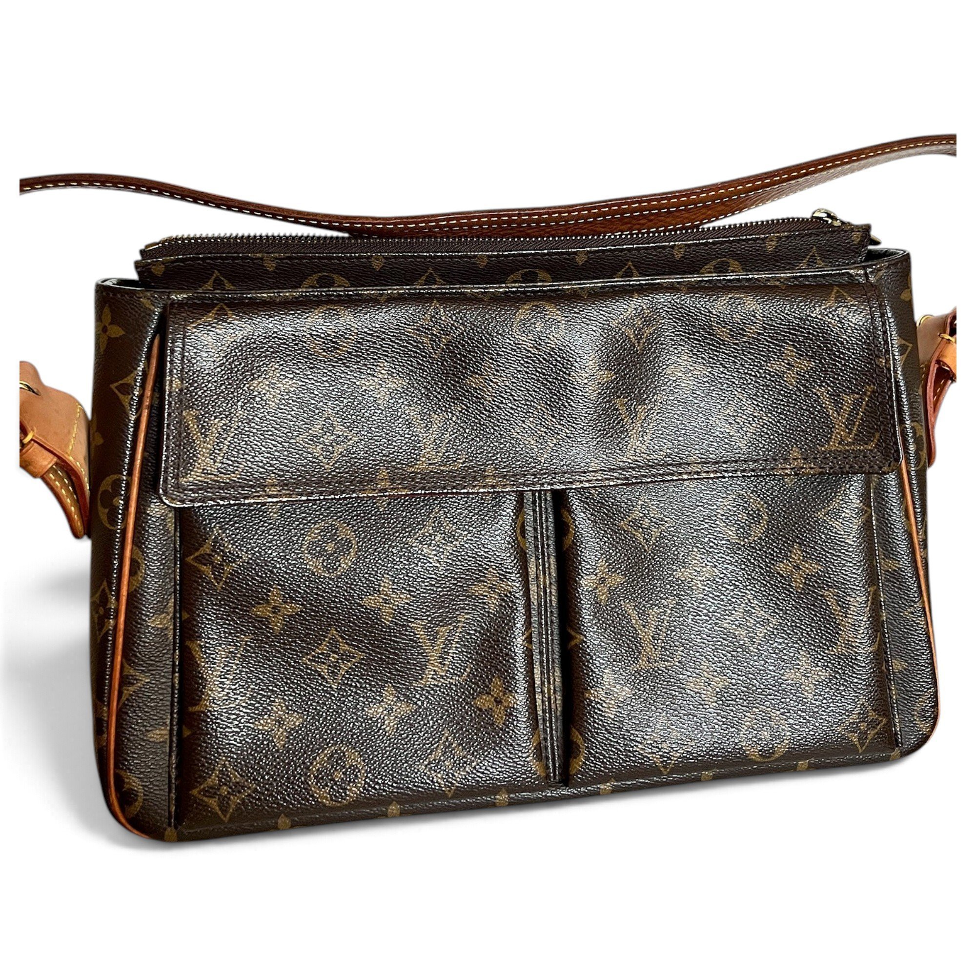 Viva Cité leather handbag