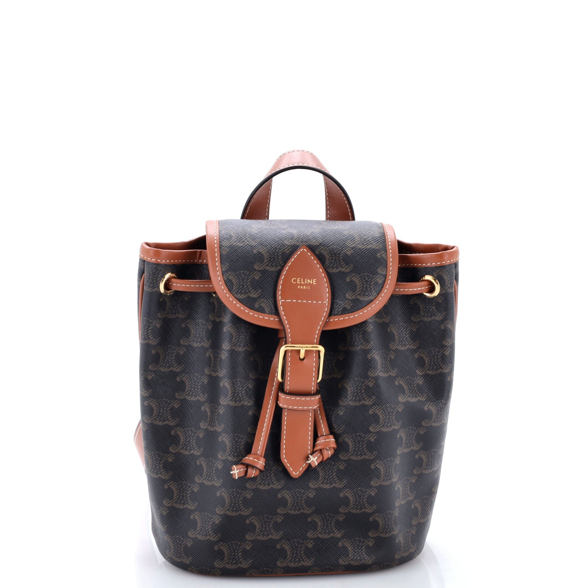 Folco Backpack Triomphe Coated Canvas Mini