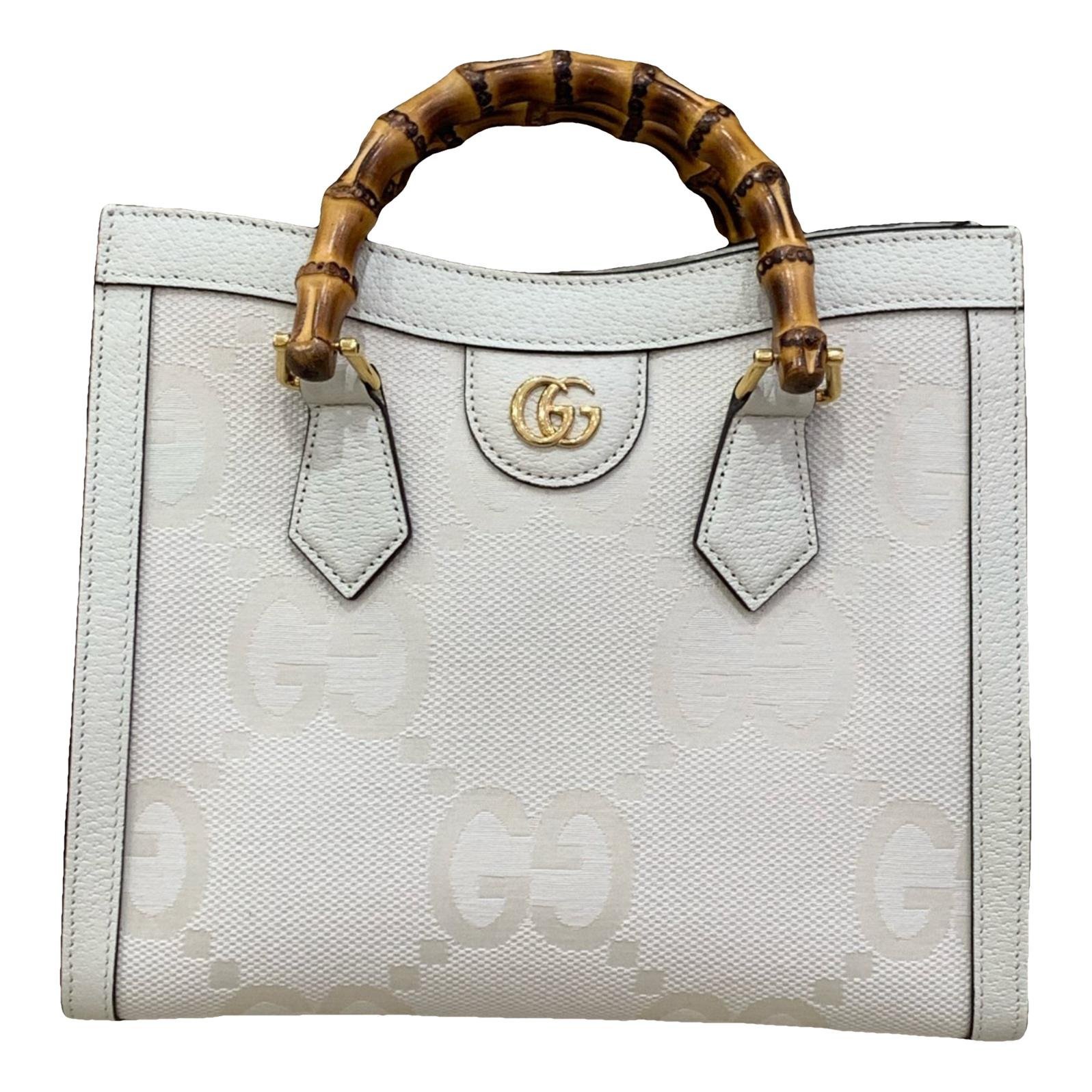 Diana Bamboo leather handbag