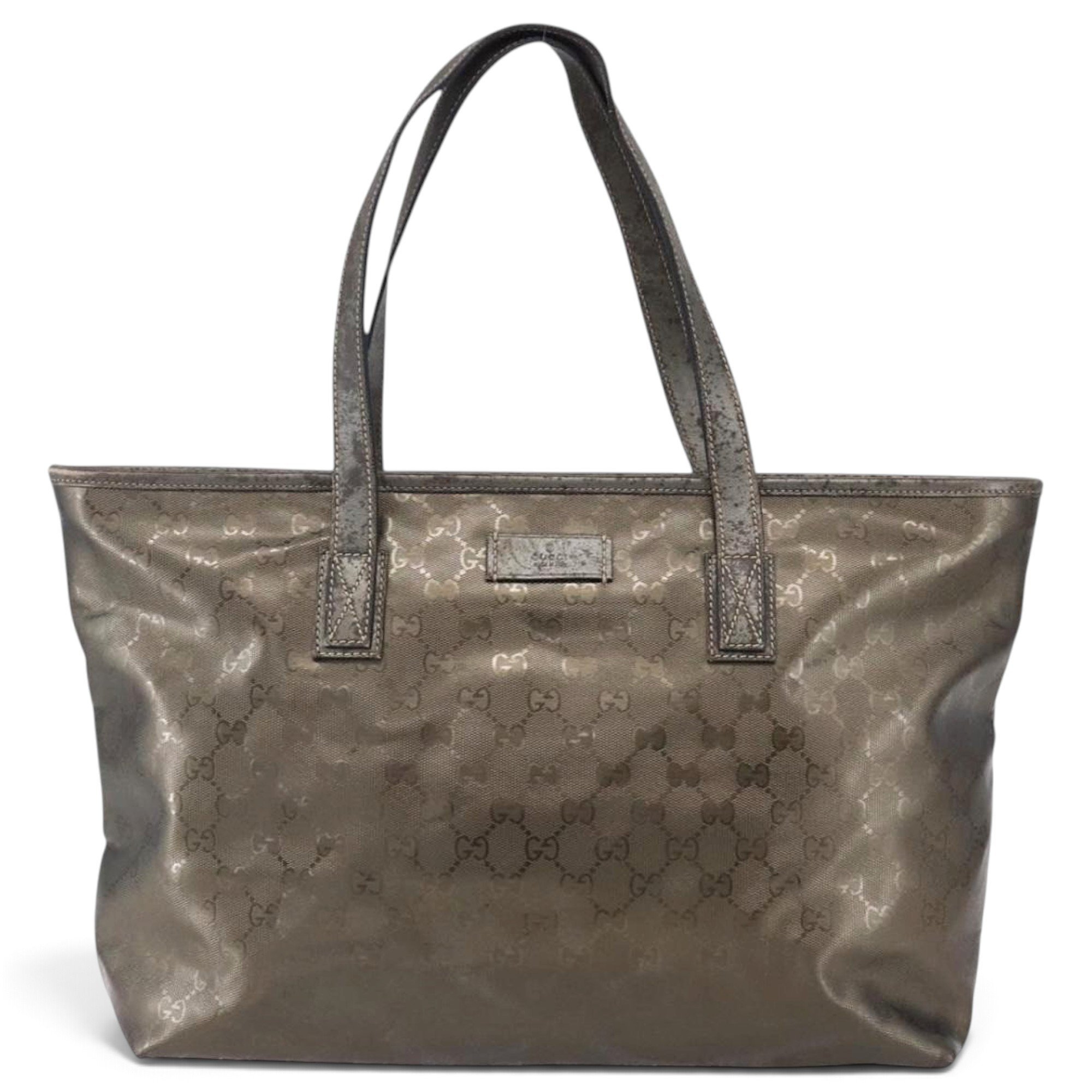 Leather tote