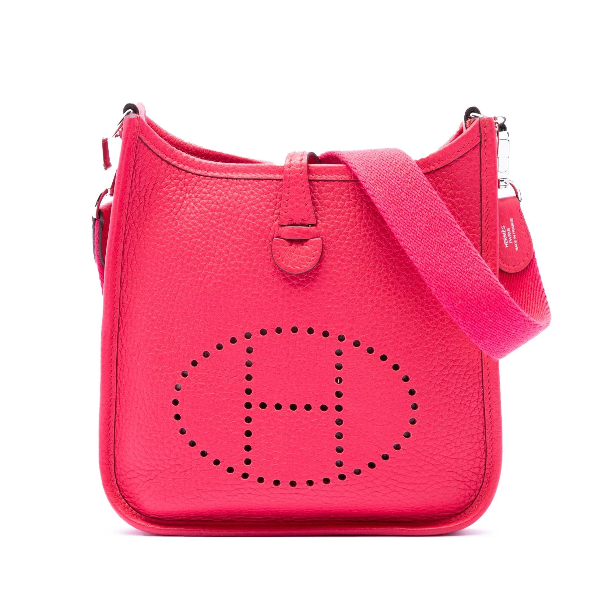 Hermes Evelyne Handbag Clemence Leather 1959